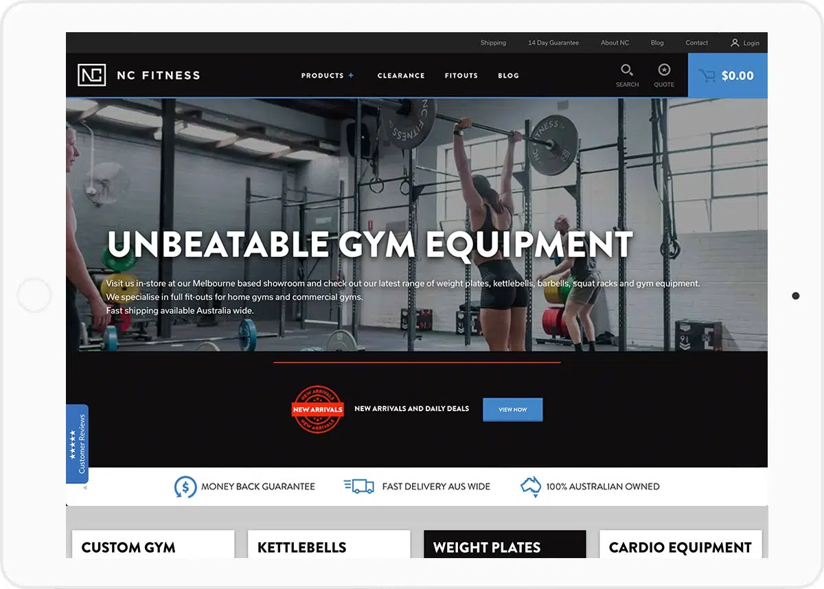 NC Fitness Website
