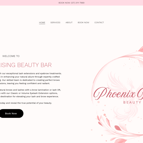 Beauty Salon Website Design
